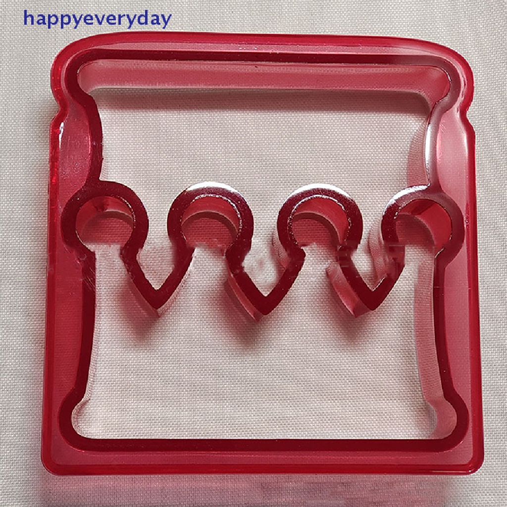 [happy] 1pc Lunch Sandwiches Cutter DIY Roti Biskuit Cetakan Baking Decorag Tools [ID]