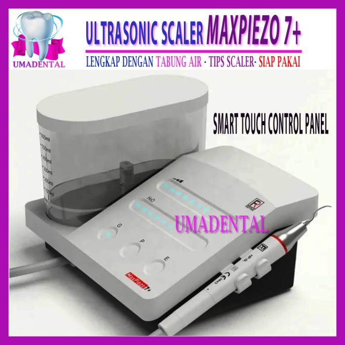 Scaler pembersih karang Gigi Scaler ultrasonic Led Maxpiezo 7+