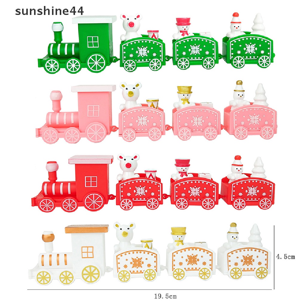 Sunshine 1Pc Kereta Natal Plastik 2023hiasan Xmas Xmas Home Decor Xmas Kado Anak ID