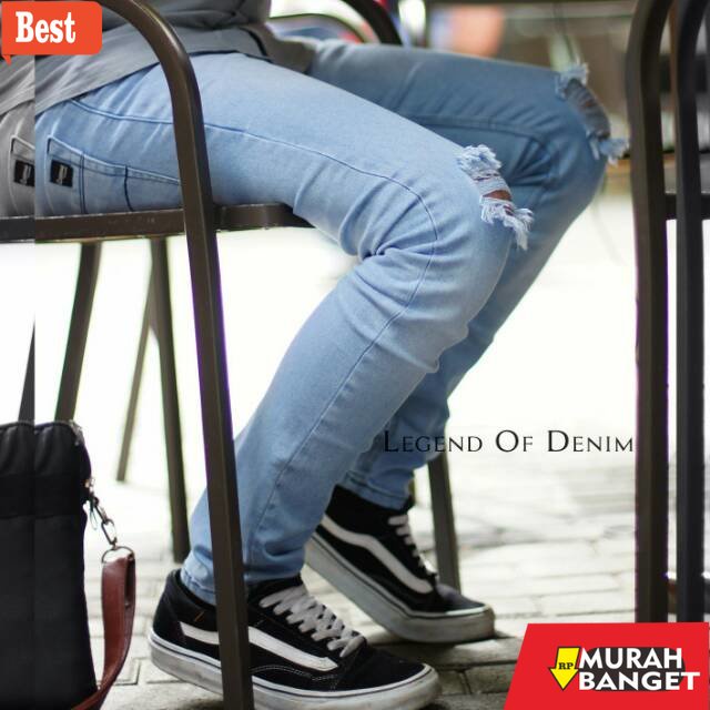 riped jeans terbaru- CELANA JEANS SOBEK PRIA - CELANA DENIM RIPPED COWOK TERBARU ORIGINAL DISTRO WAR
