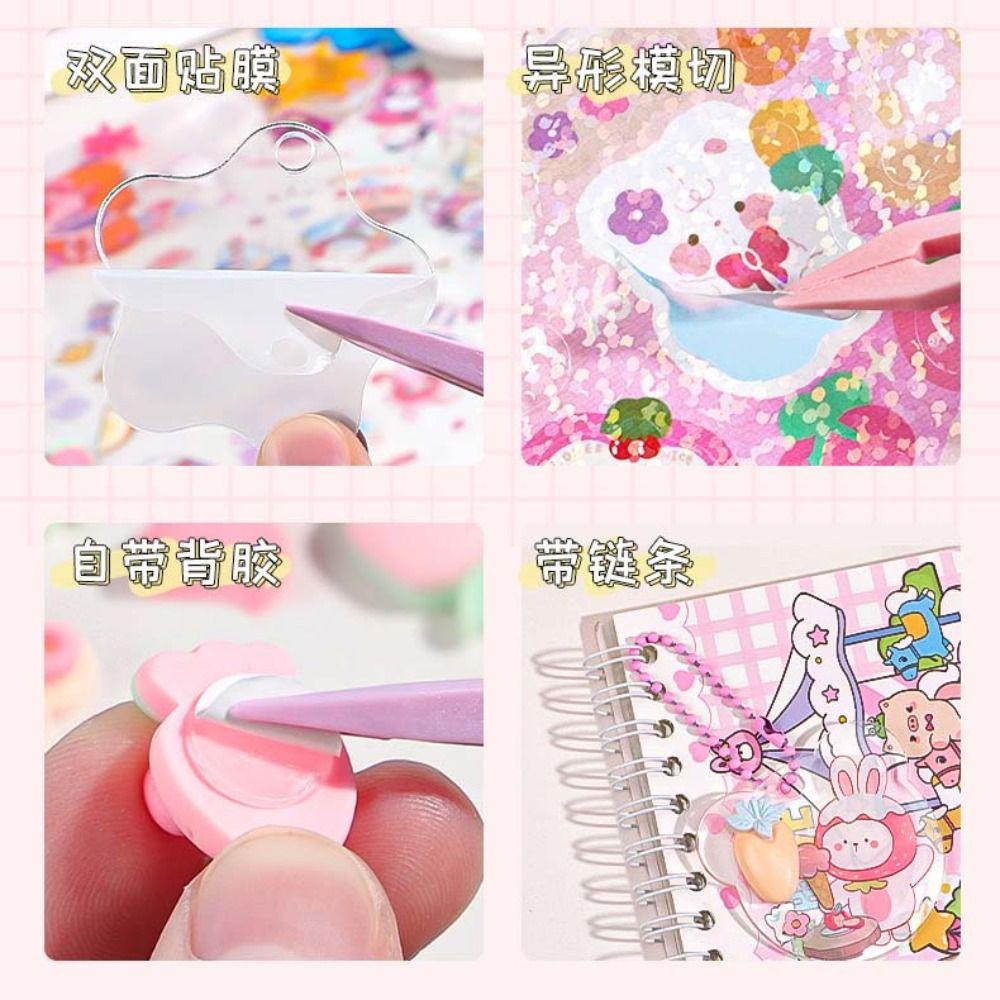 Mxbeauty Happy Bucket Guka Sticker Scrapbooking Stiker Kartun Stiker Goo Card Set Bahan Akun Manual Handbook Full Set Bahan Akun Tangan Handbook Bahan Guka Set