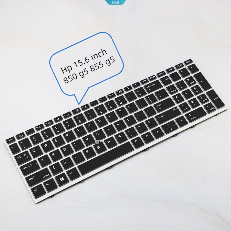 Sarung Keyboard Komputer Untuk Hp 15.6 Inch 850 G5 855 G5 Sarung Keyboard Silikon Untuk Hp 15.6 Inch 850 G5 855 G5 Keyboard Silikon Pelindung Kulit Film Tahan Debu [ZK]