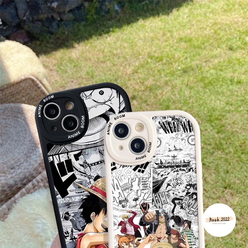 Case Luffy Kartun OPPO A17 A78 A16 A58 A54 A95 A77s A57 A15 A17K A9 A5 A5s A12 A7 A96 A74 A76 A55 A3S A16K A53 A92 A1K A31 A16E Reno5 5F 7 7Z 8lucu One Piece Anime Casing TPU Empuk