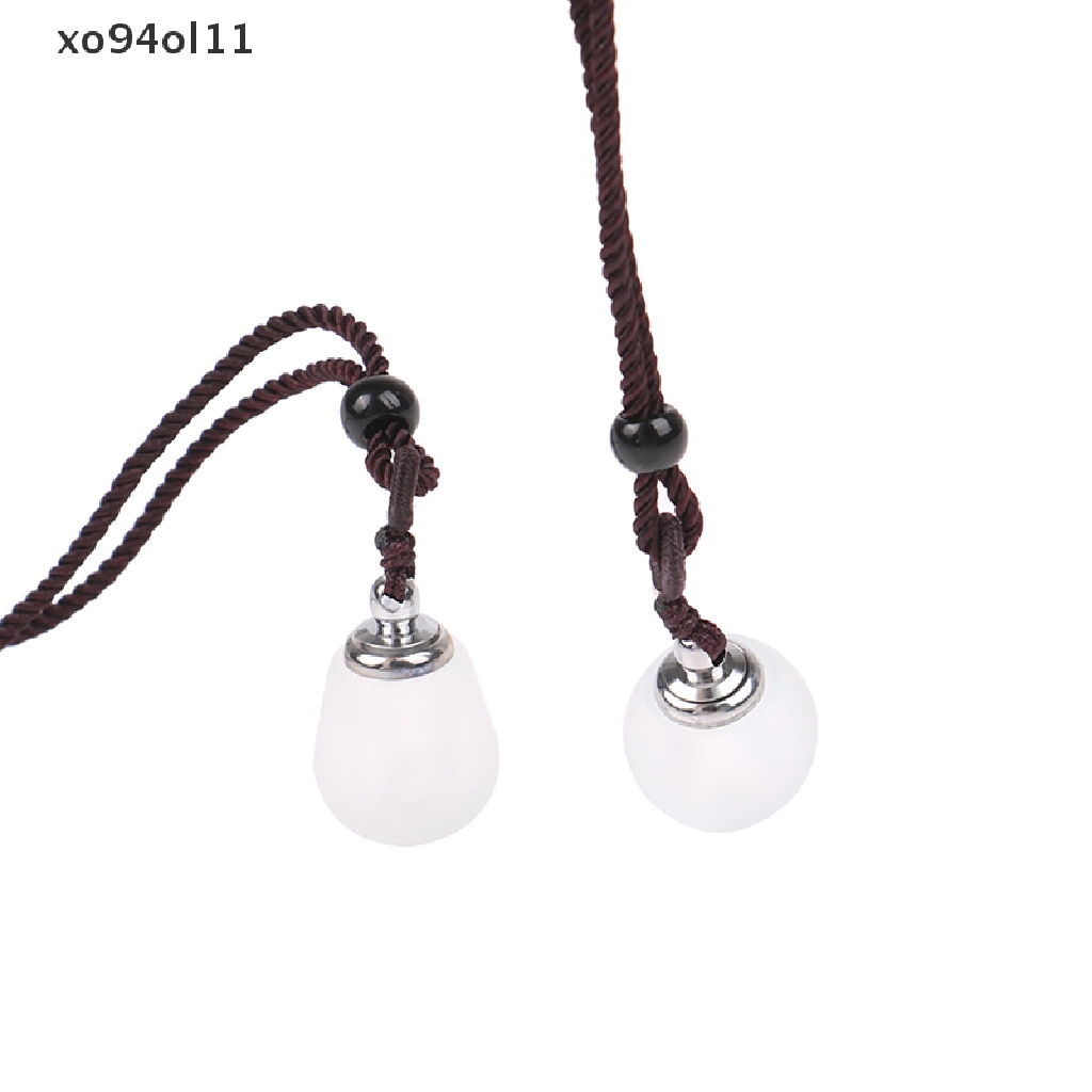 Xo 1Pc Kalung Botol Hollow Untuk Cinnabar Cremasi Abu Vial Holder Guci Liontin Kenang Kenangan Memorial Dengan Lanyard Perhiasan Hadiah OL