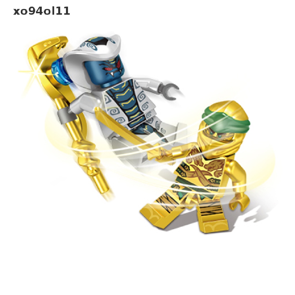 Xo Set 24pcs Ninjago Mini Figure Kai Jay Sensei Wu Master Mainan Blok Bangunan OL