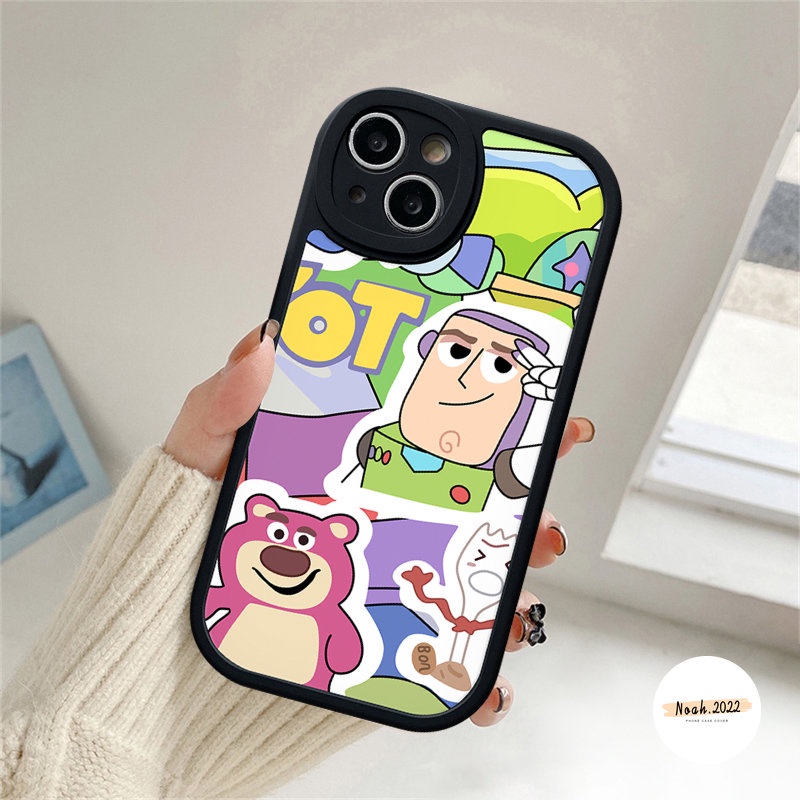 Casing Manyo Lucu Untuk OPPO A12 A17 A15 A17K A78 A57 A5 A9 A5s A74 A16 A54 Reno 5F 7 8 5Z 5 8T 7Z A96 A58 A7 A55 A1K A16K A95 A16E A31 A3S A77s A76 A16s Mainan Kartun Cerita Soft Cover