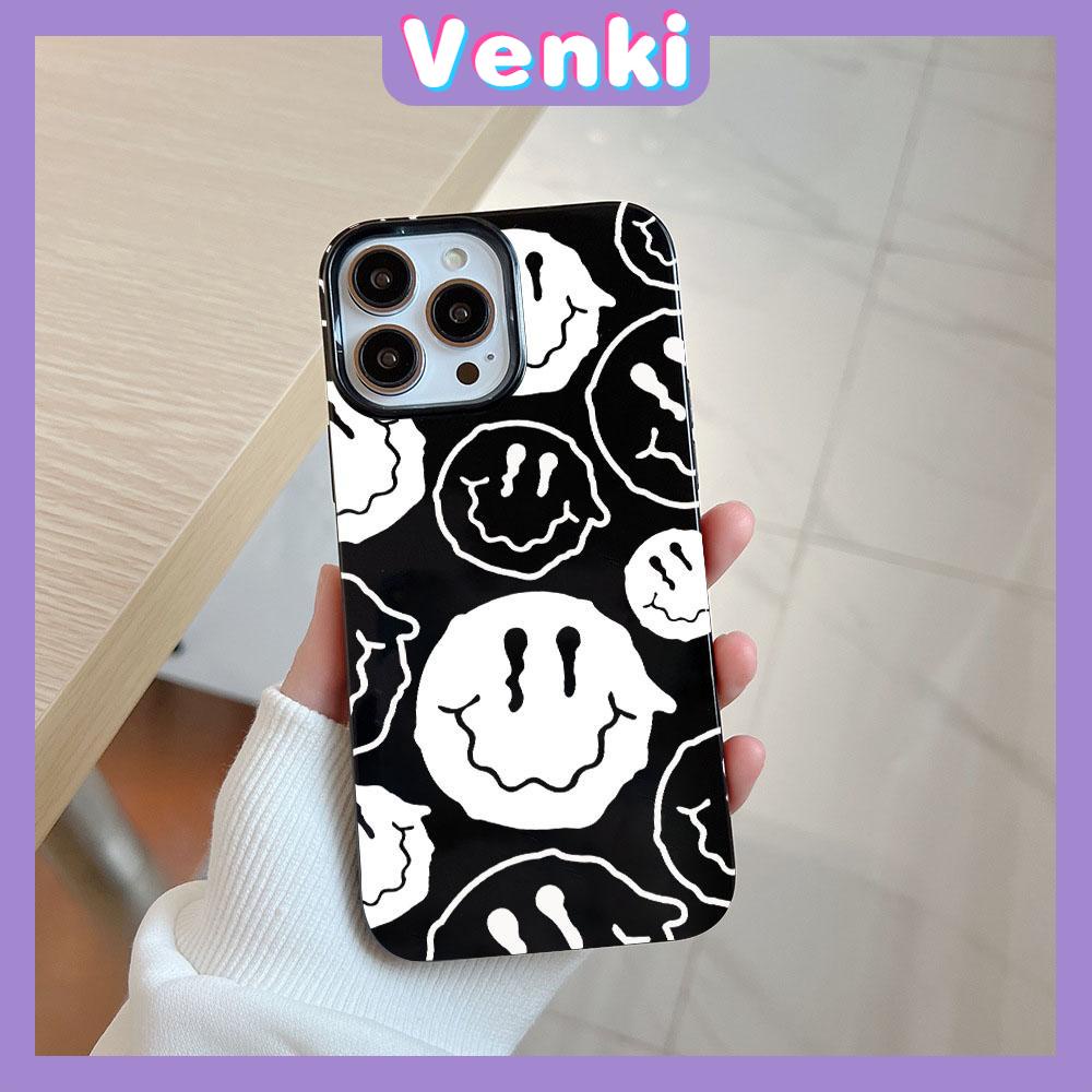 Case for iPhone 11 Soft TPU Glossy Black Candy Case Cute Fashion Smiley Camera Protection Shockproof For iPhone 14 13 12 11 Pro Max 7 8 Plus X XR