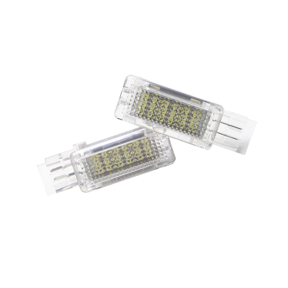 2pcs Putih LED Sopan Lampu Pintu Lampu Pintu Mobil Untuk Benz R171 R199 W203 W209 W176 W246 C117