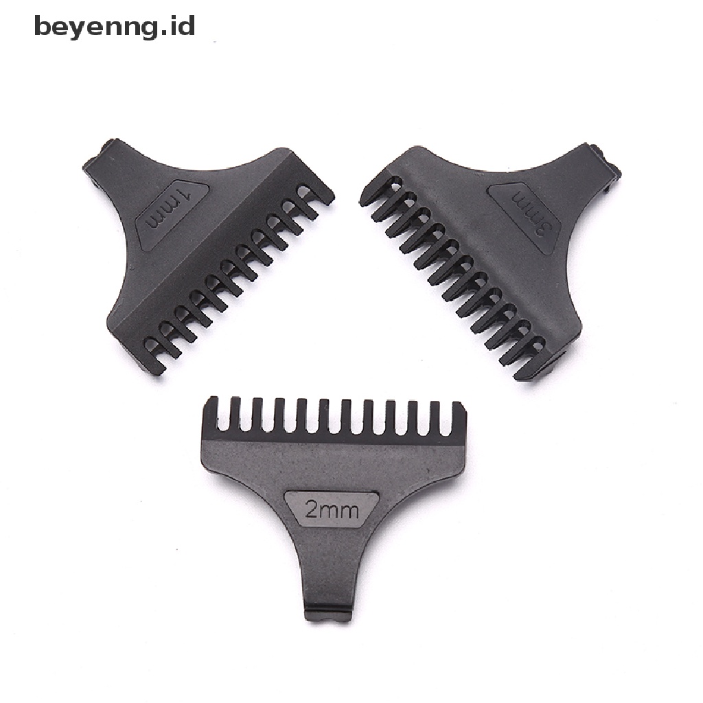 Beyen 3pcs/set Universal Hair Clipper Shaver Limit Combs Pengganti Tempel ID