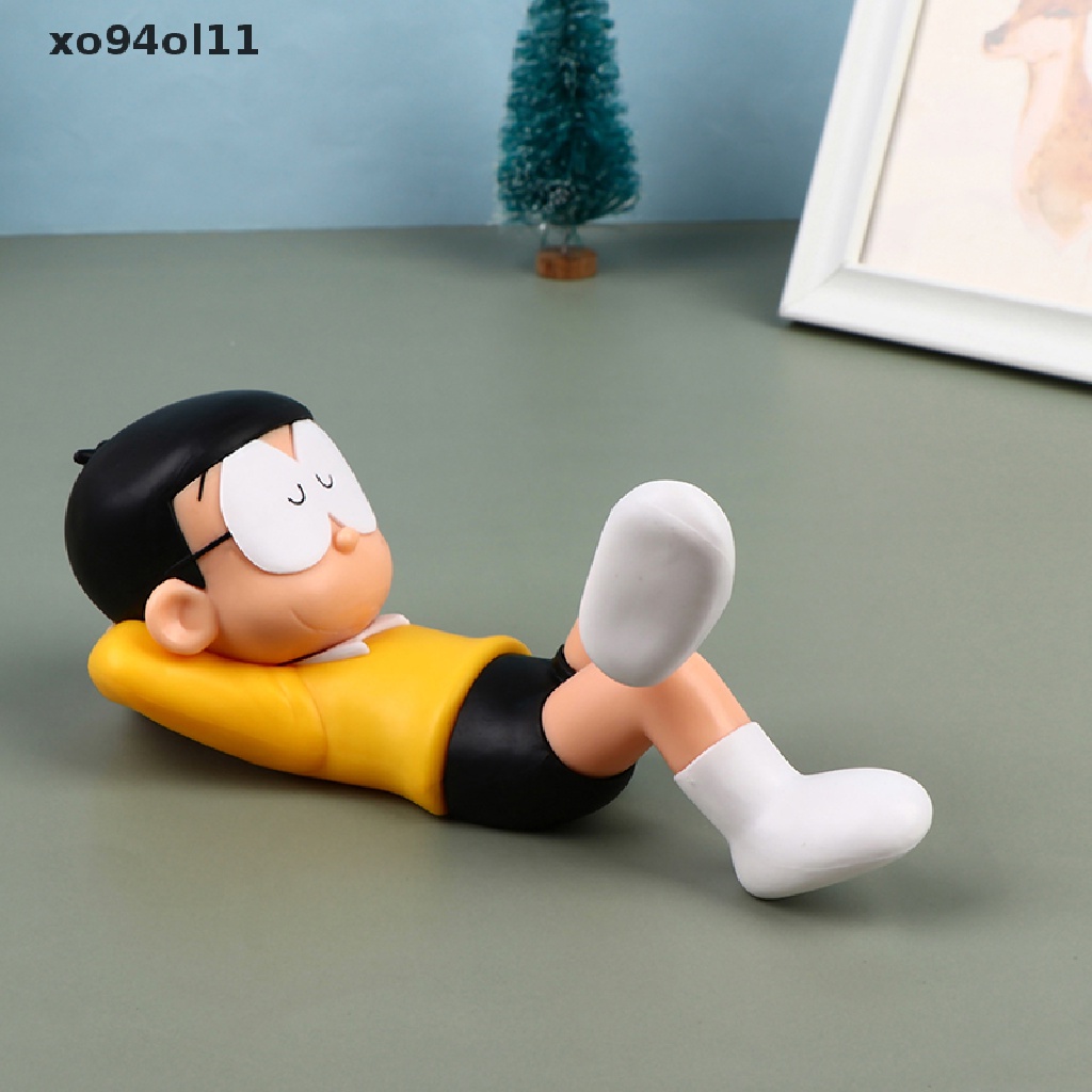 Xo 17 cm Doraemon Nobi Nobita Action Figure Anime Nobita PVC Model Mainan Dekorasi Kue OL
