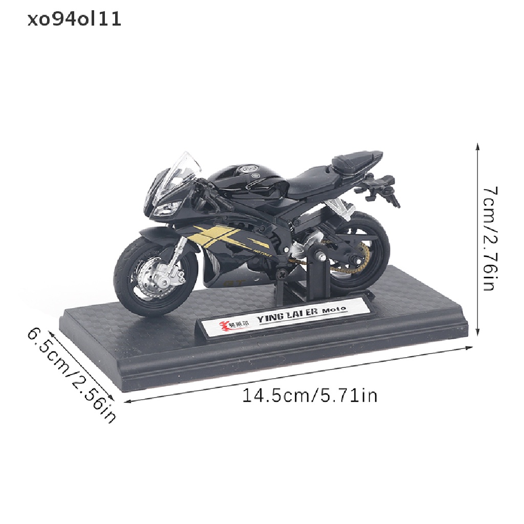 Xo 1Pc 1: 64mini Dekorasi Sepeda Motor Lokomotif Simulasi Alloy Model OL