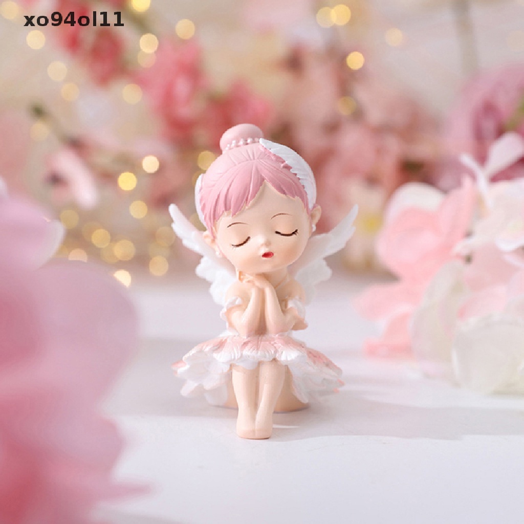 Xo Mini Cute Cake Topper Balet Girl Figure Vinyl Patung Cewek Ekspresi Hidup OL