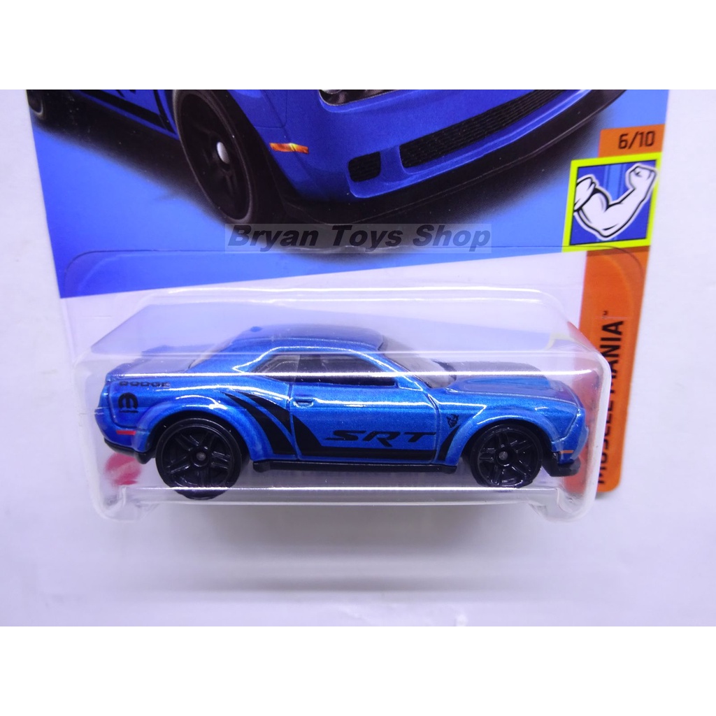 Hot Wheels 18 Dodge Challenger SRT Demon Biru