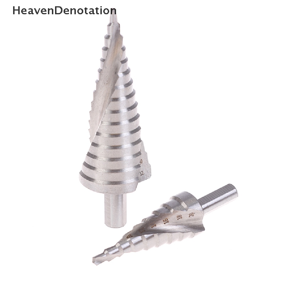 [HeavenDenotation] Hss Step Drill Bit Set 4-12 /20/32mm 1/4 &quot;Mata Bor Hex Core Dilapisi Titanium HDV