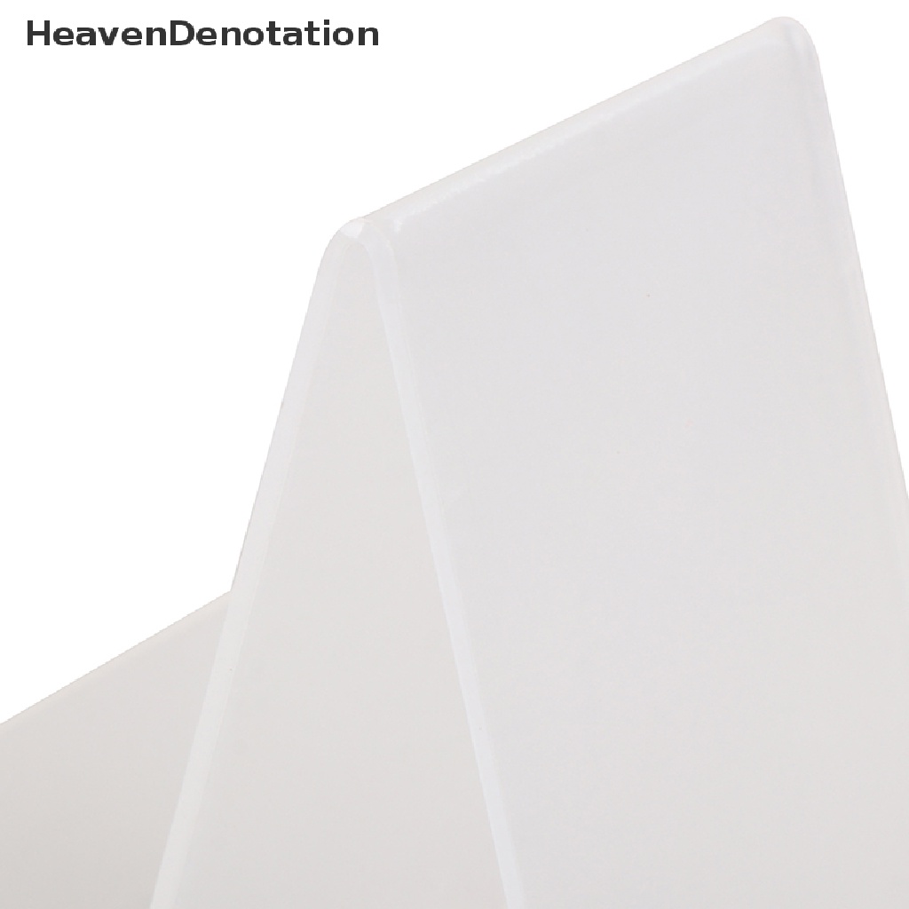 [HeavenDenotation] Rak Buku Akrilik Transparan Book Display Stand Album Notebook Stand HDV