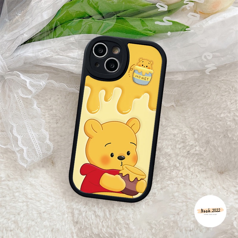 Fashion Cartoon Strawberry Bear Lotso Couple Casing For Infinix Smart 6 5 Hot 10s 11s 10T Hot 10 9 11 Play Infinix Note 8 Hot 10 Lite Cute Winnie The Pooh Soft Tpu Shockporoof Case