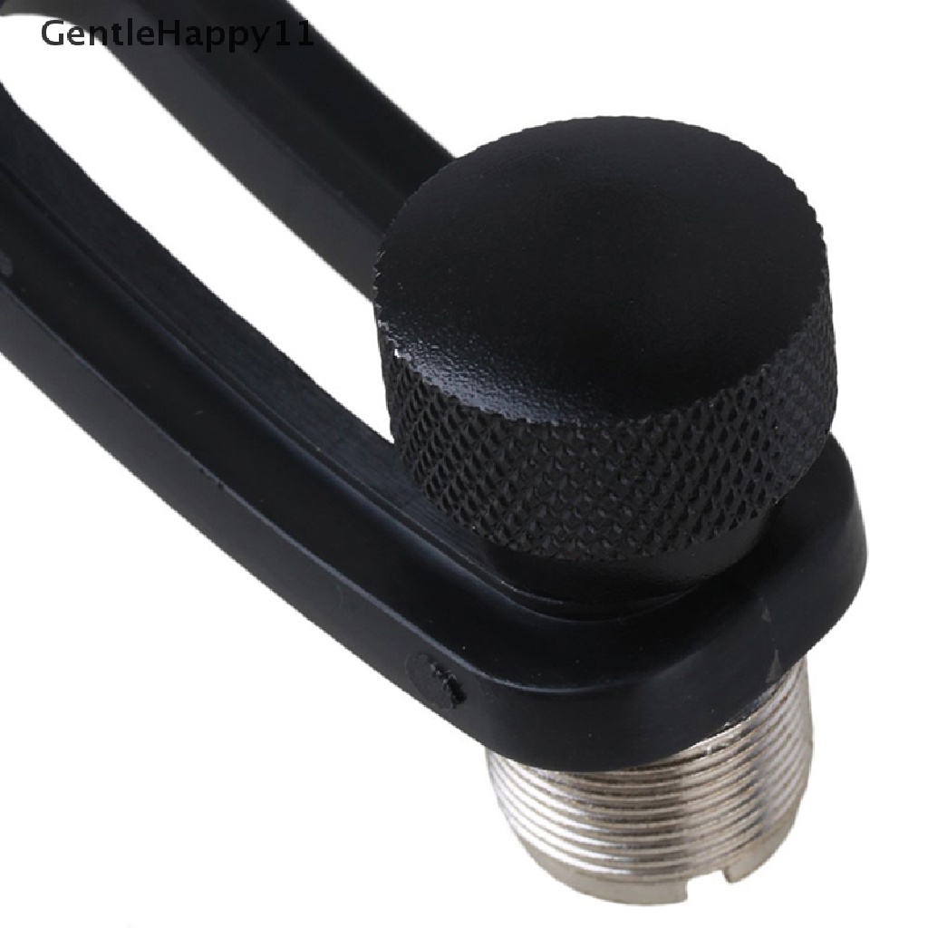 Gentlehappy Klip Mikrofon Drum Rim Mount Holder Hitam Drum Microphone Shockproof Clip id