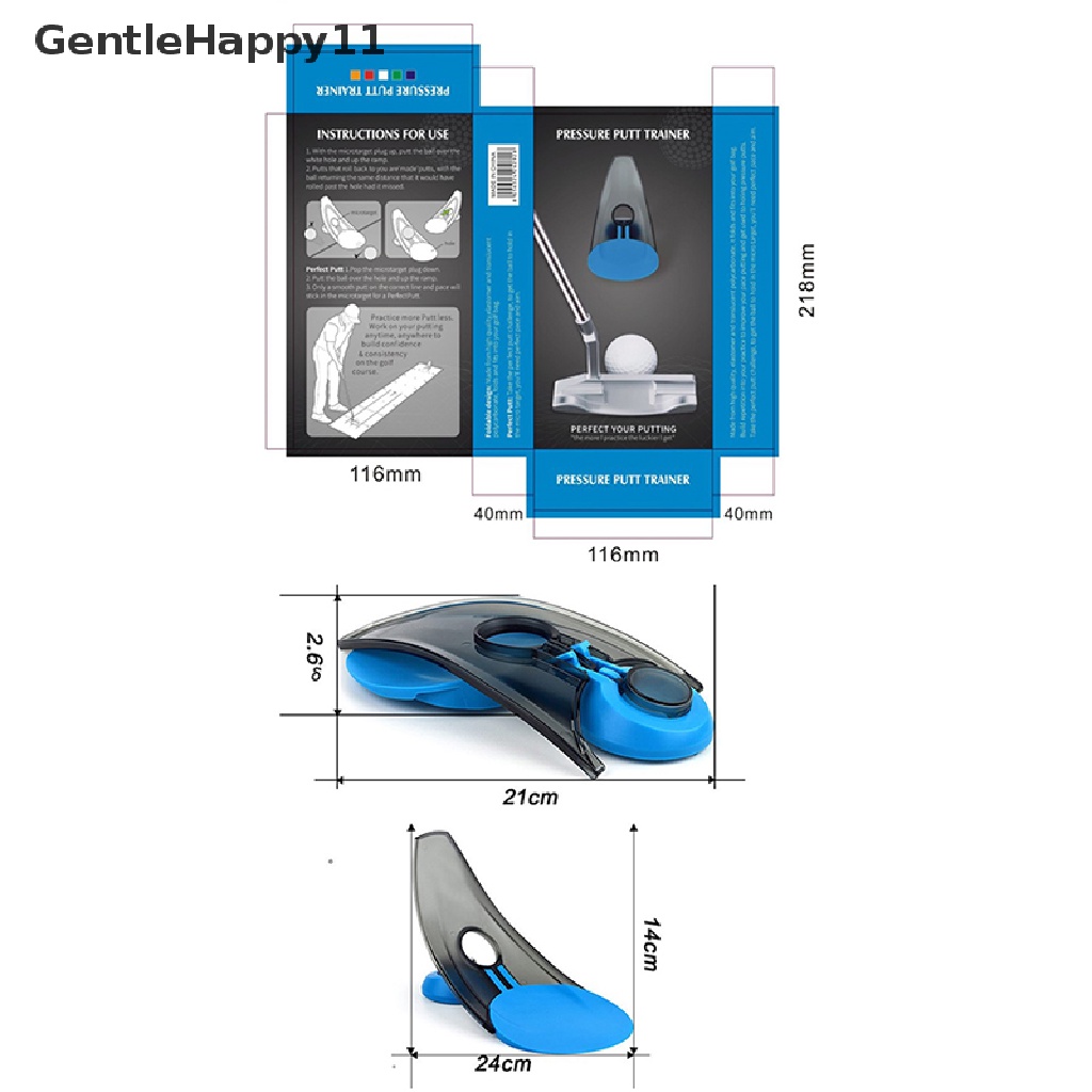 Gentlehappy PuttOut Pressure Putt Trainer Sempurnakan Latihan Golf Putg Anda Untuk Golf Home id