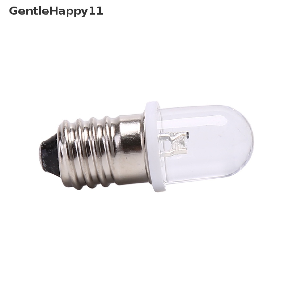 Gentlehappy 5pcs E10 Bohlam Led DC 3V 4.5V Instrumen Bohlam Indikator Bohlam Senter Bohlam id