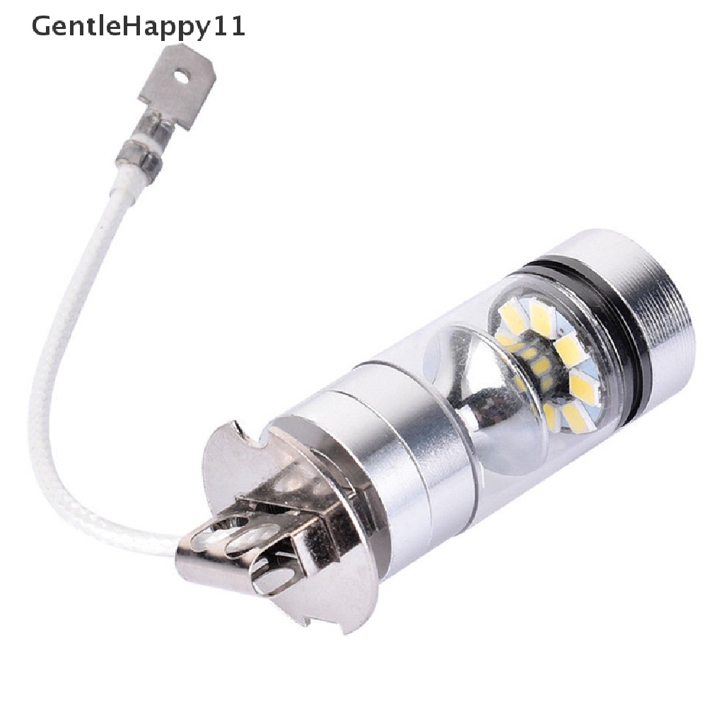 Gentlehappy 2PCS 100W Putih LED H3 Daya Tinggi 2828lampu Bohlam Kabut Mobil DRL 1000LM id