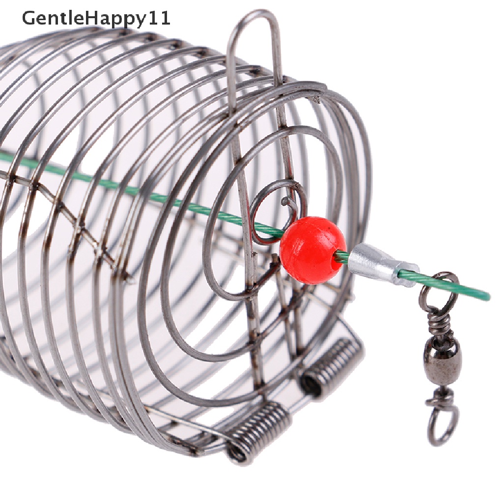 Gentlehappy 5PCs Kawat Umpan Pancing Kandang Ikan Umpan Kandang Pancing Trap Basket Holder id