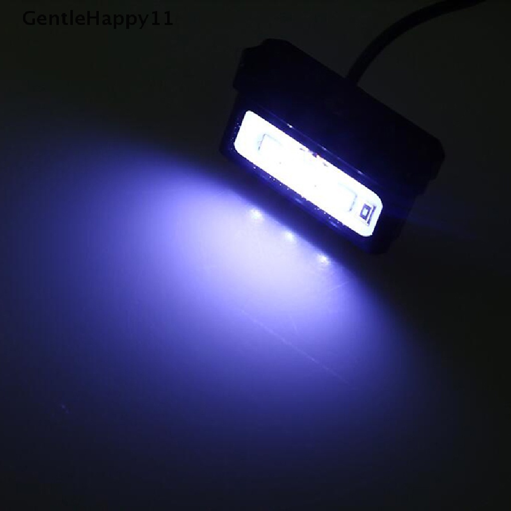 Gentlehappy Lampu Belakang Motor LED Moto Signal Luces Lampu Plat Nomor Universal Light id