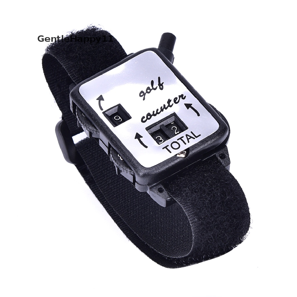 Gentlehappy Golf Score Stroke Keeper Count Watch Putt Counter Tembakan Dengan Wristbandc id