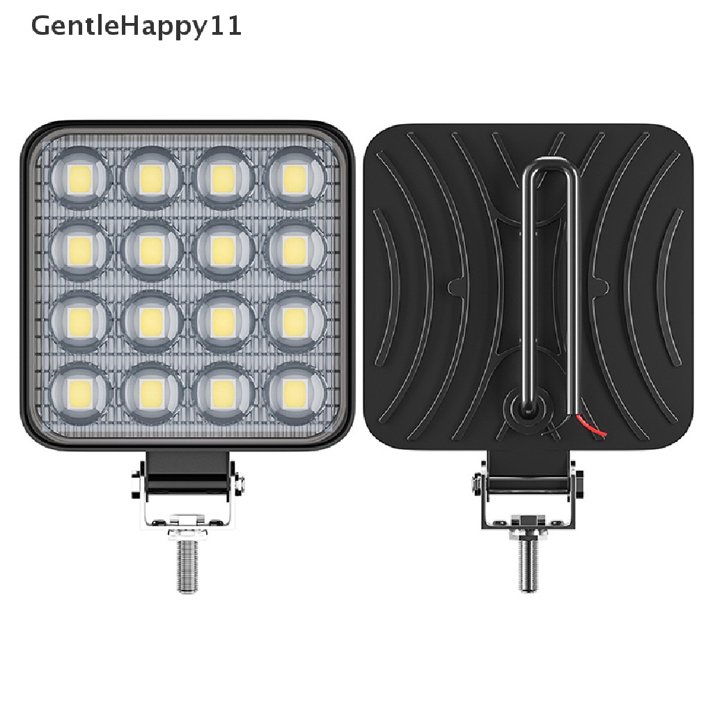 Gentlehappy Lampu Kerja LED Mobil 48w DC 12/24volt 6000K Putih Universal Truck Auto Bulbs id