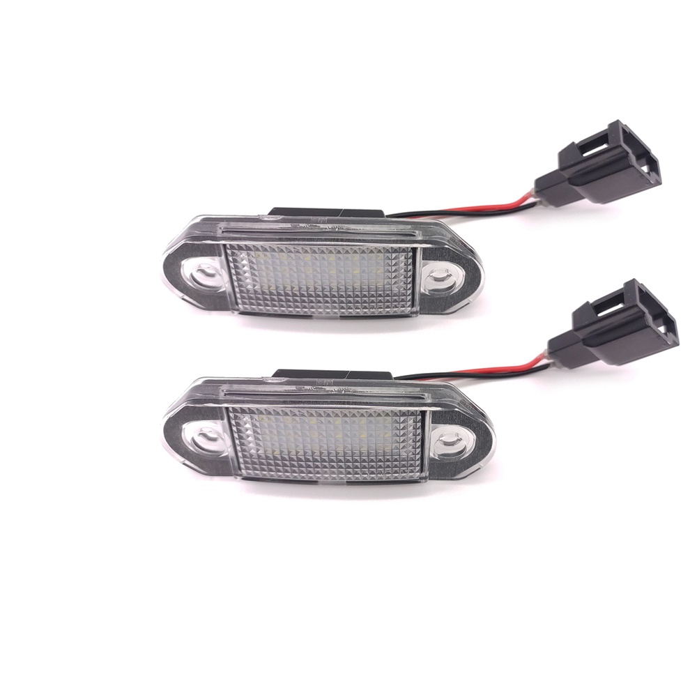 2pcs Lampu Plat Nomor LED Putih Kecerahan Tinggi Lampu Plat Nomor Untuk VW Golf MK3 Vento Jetta GOL Untuk Skoda Octavia