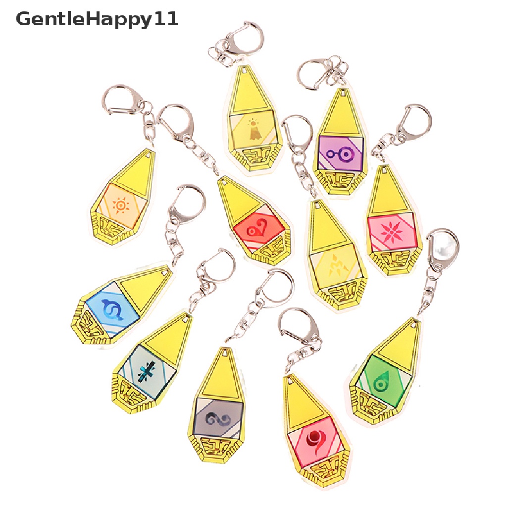 Gentlehappy Digimon Adventure Digivice Anime Liontin Figure Gantungan Kunci Keyring Koleksi Mainan id