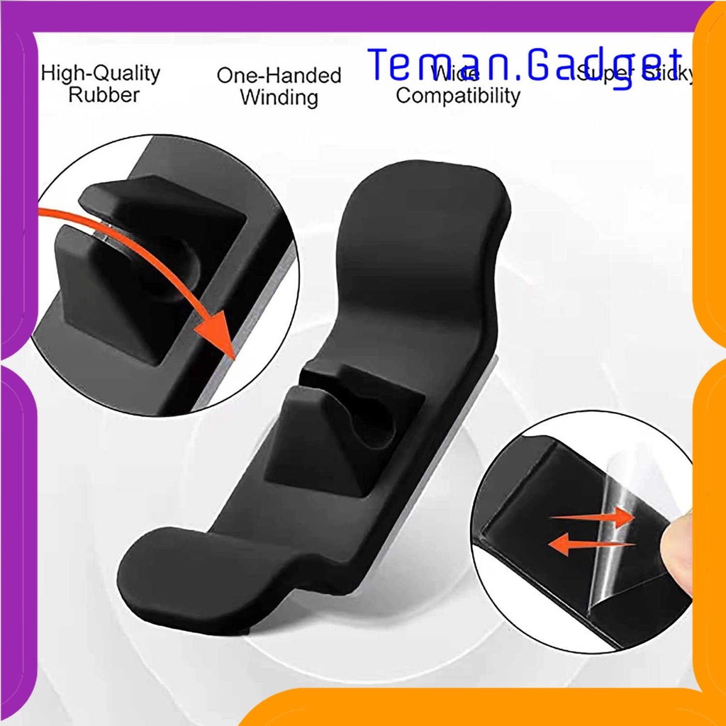 TG - ATK Exryhon Holder Kabel Organizer Cord Wrapper for Appliances 6PCS - EX6W