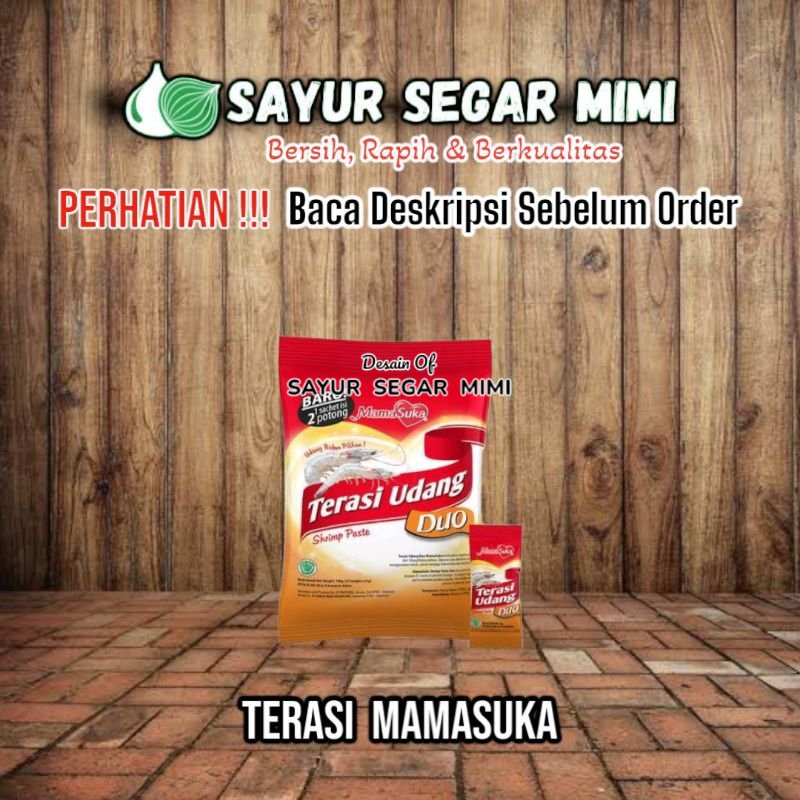 

Terasi Mamasuka /Pack (isi 20Bungkus) - Sᴀʏᴜʀ Sᴇɢᴀʀ ♏ɪᴍɪ