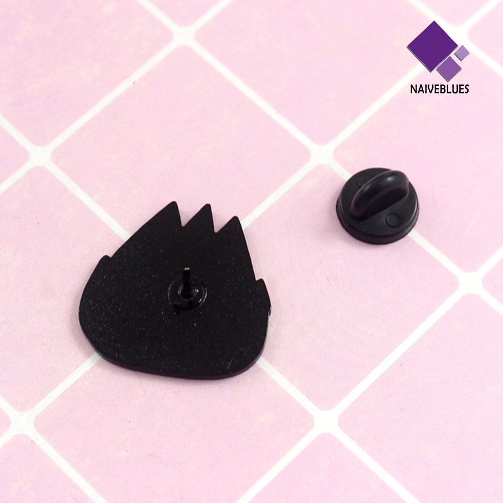 &lt; Naiveblues &gt; Kartun Kamp Gunung Enamel Kerah Lapel Bros Pakaian Syal Perhiasan