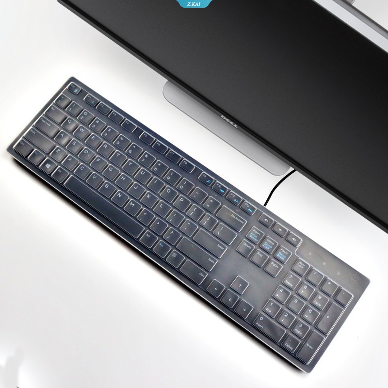 New TPU Clear Silicone Keyboard Komputer Desktop Film Pelindung Debu Untuk Dell 17inch Desktop Serba7790 3277 KB216T/P3275 [ZK]