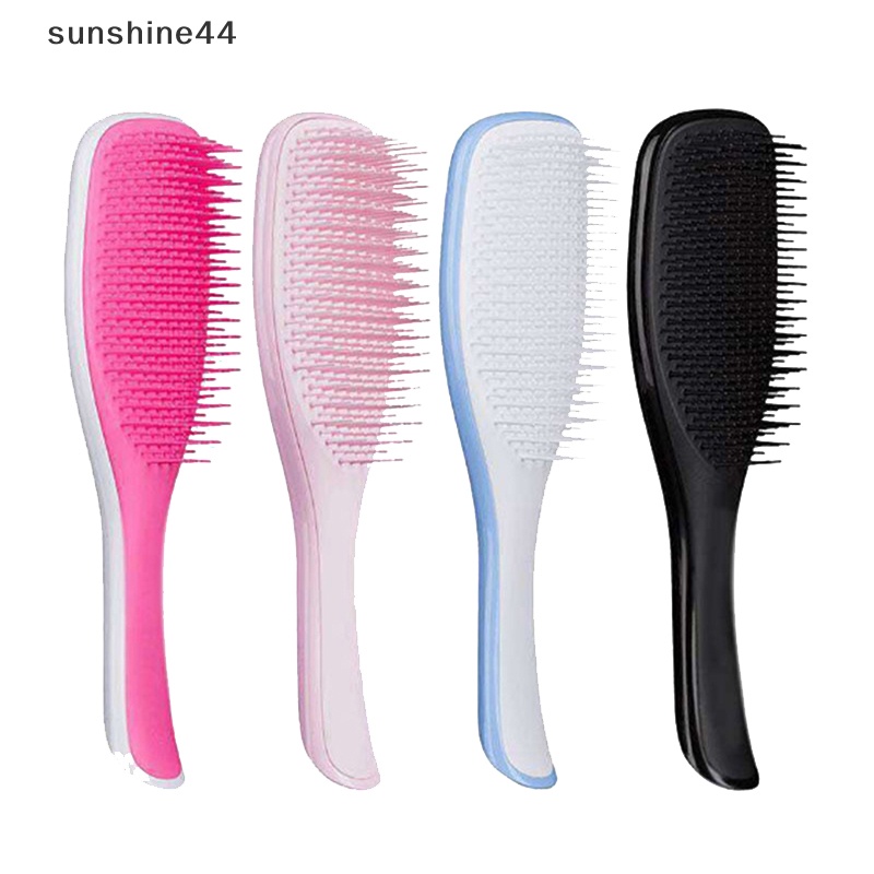 Sunshine Sikat Detangler Untuk Rambut Keriting Rambut Alami Curly Hair Brush Hair Styling Comb ID