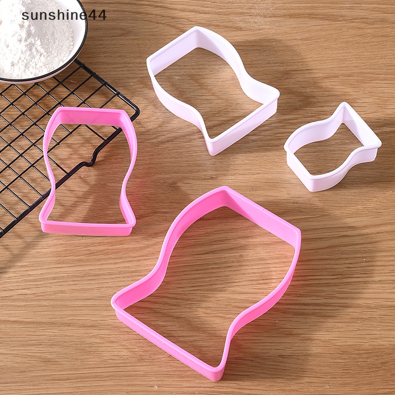 Sunshine 3pcs Cake Decorag Fondant Pemotong DIY Tools Cetakan Cookies cutter Biskuit ID