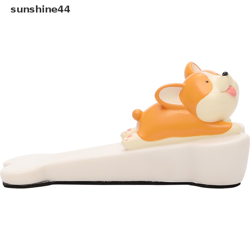 Sunshine Safety Protector Lucu Kartun Silikon Figure Door Stopper Wedge Pelindung Rumah ID