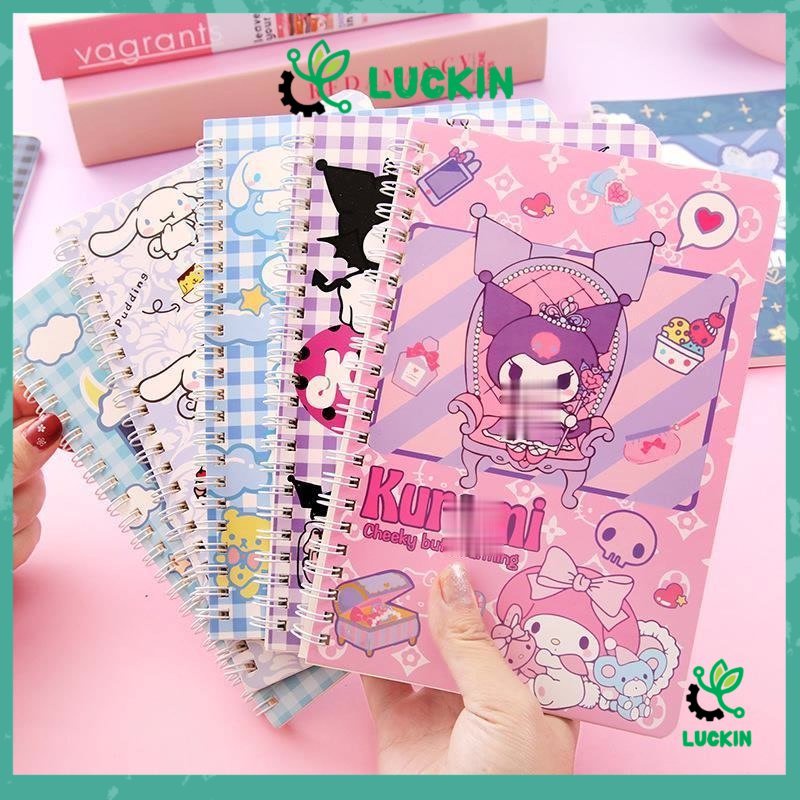 

Luckin Buku Tulis A5 /Notebook Ring A5 / Buku Tulis Sekolah isi 60 lembar