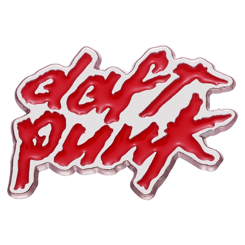 Bros Punk Serut Daft Punk Rock Heavy Metal Band Pin Alloy Enamel Enamel Lencana Logam