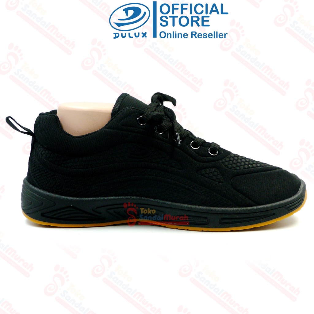 Toko Sendal Murah - Sepatu Sekolah Full Hitam Uk 35 - 43 / Sepatu Tali Model Terbaru Nyaman / Sepatu Sneakers Pria Wanita / Sepatu Sekolah SD SMP SMA [Toko Sendal Murah BX 2058 Hitam]