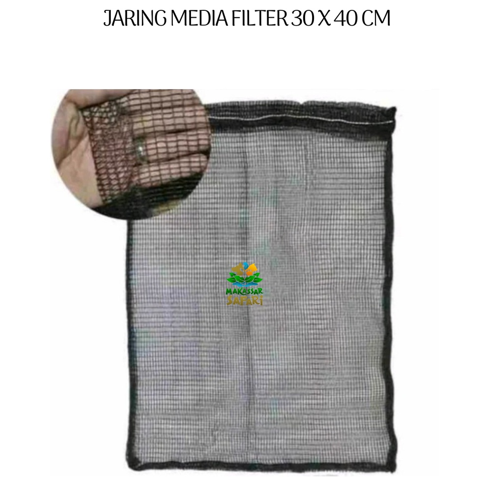 Jaring Media Filter 30 x 40 cm Kantong Jala Waring Aquarium Kolam Ikan