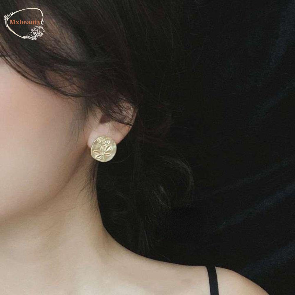 Mxbeauty Anting Pejantan Asimetris Wanita Chic Desain Rasa Hadiah Indah Temperamen Gaya Korea