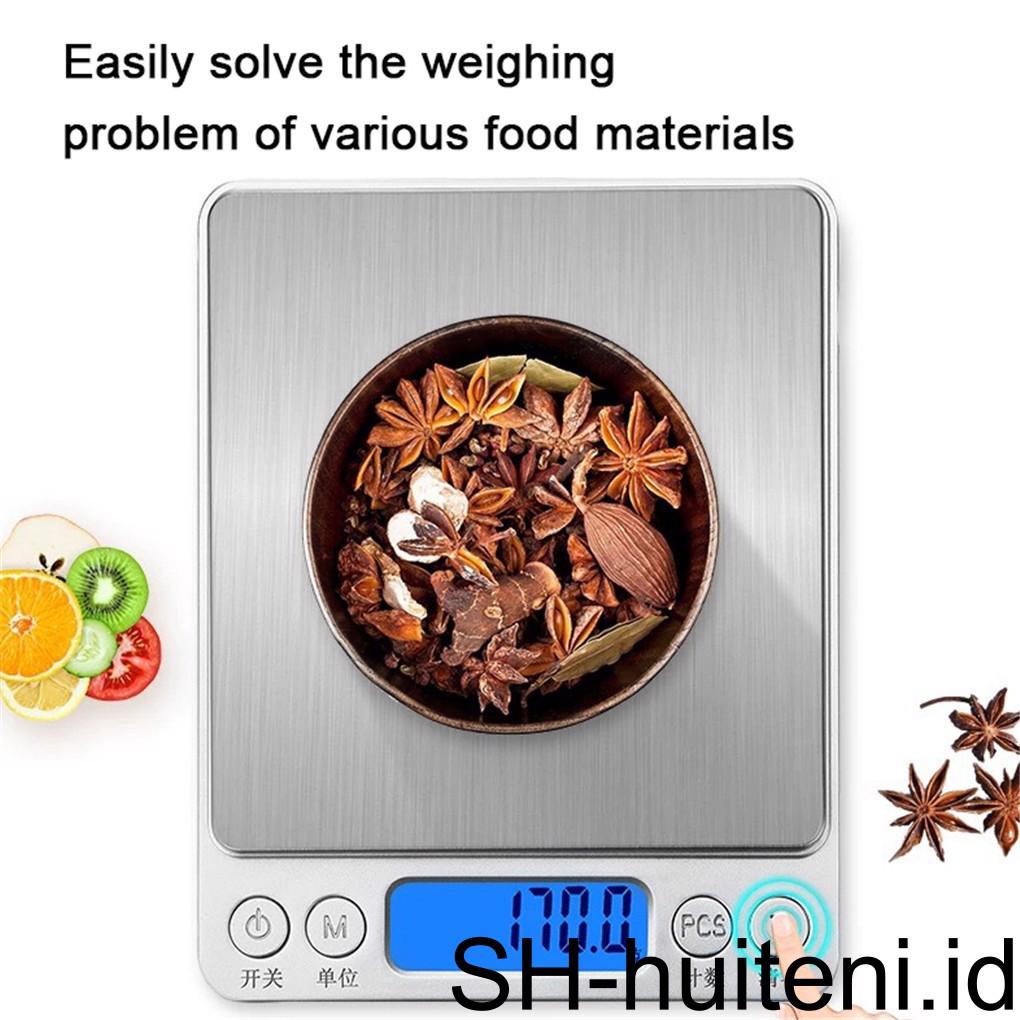 01/01/01g Timbangan Digital LCD Presisi 500g/1/2kg Gram Elektronik Mini