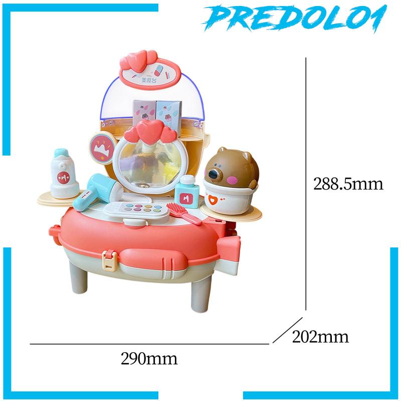[Predolo1] Mainan Rumah Bermain Anak Pretend Playset Adorable Realistis Untuk Travel Party Trip