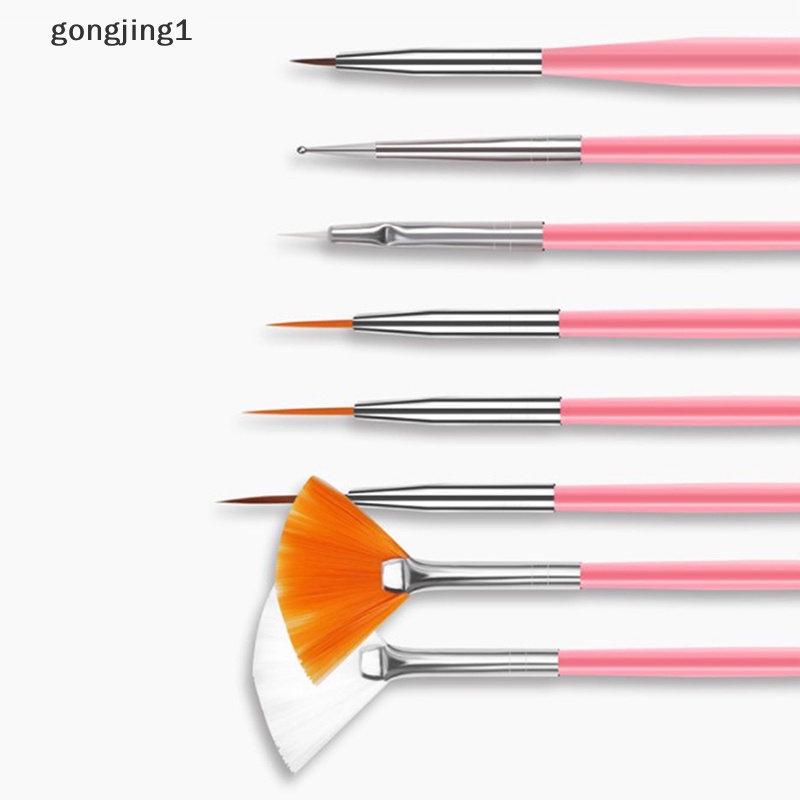 Ggg Kuas Kuku Untuk Manicure Gel Brush For Nail Art 15Pcs/Set Nail Brush Gel Brush ID