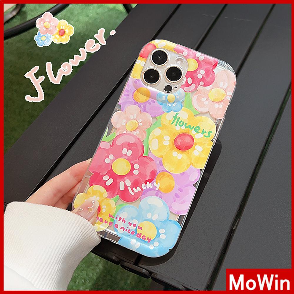 For iPhone 14 Pro Max iPhone Case Clear Case TPU Soft Case Airbag Shockproof Cute Oil Painting Flowers Compatible with iPhone 13 Pro Max iPhone 12 Pro Max 11 7Plus 6Plus XR xs max