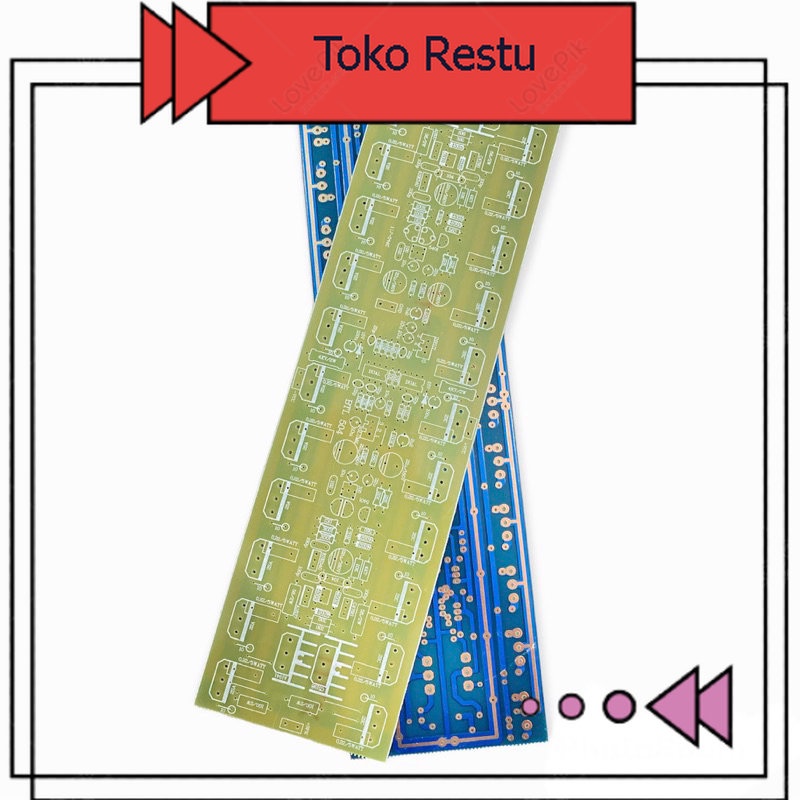 Pcb Driver SOCL 504 TEF 2u 30cm fiber fr4 Cuci Gudang