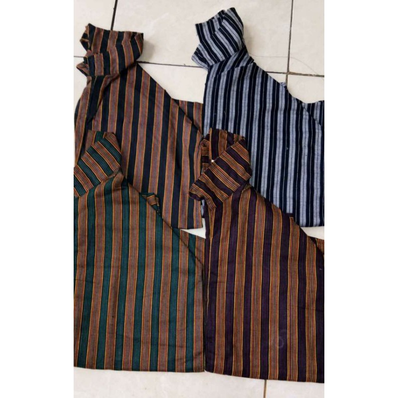 Lurik Baju adat jawa // baju lurik pria // surjan lurik // baju lurik jawa