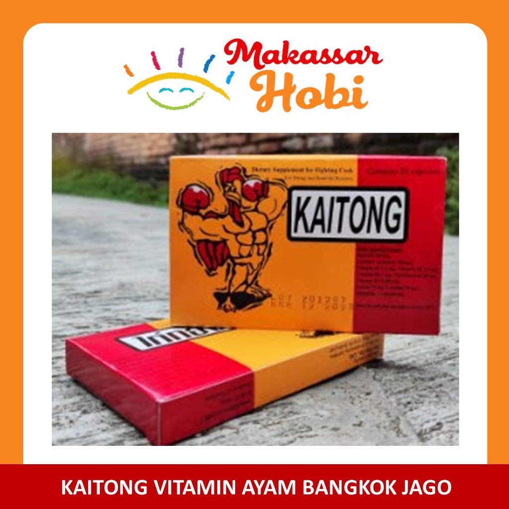 Kaitong Vitamin Suplemen Penambah Stamina Ayam Bangkok Petarung Jago