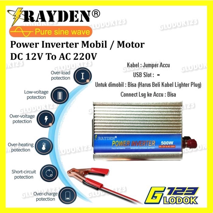 Power Inverter DC 12V T0 AC 220V 300 500 660 800 1000 1200 1500 Watt